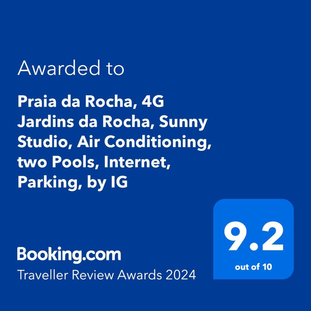 Praia Da Rocha, 4G Jardins Da Rocha, Sunny Studio, Air Conditioning, Two Pools, Internet, Parking, By Ig بورتيماو المظهر الخارجي الصورة